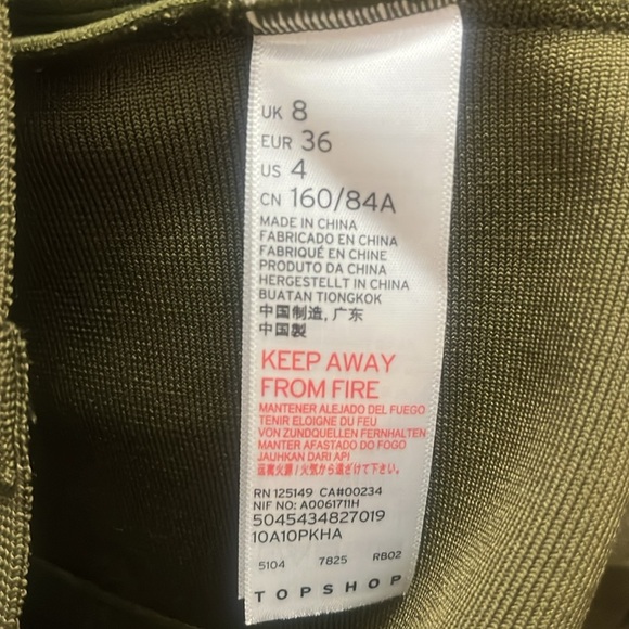 TopShop Bandage Dress Size 4 - Picture 6 of 7